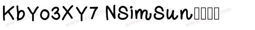 KbYo3XY7 NSimSun字体转换